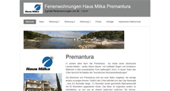 Desktop Screenshot of premantura-istrien.de